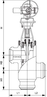 高加三通閥結構示意圖