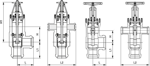 高加入口閥結構示意圖
