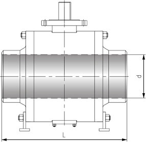 F60球閥結構示意圖